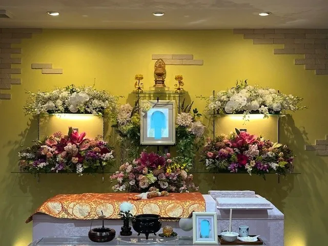 家族葬ありがとう39祭壇